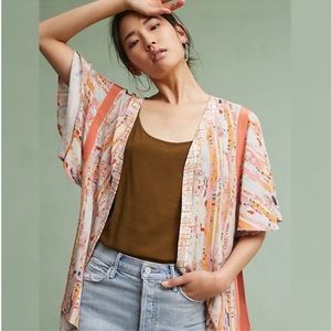Anthropologie Cera Printed Kimono